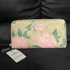 Coach Floral Wallet NWT